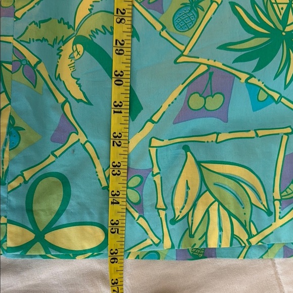 Lilly Pulitzer Resort Halter Dress in Blue and Green - Picture 9 of 9